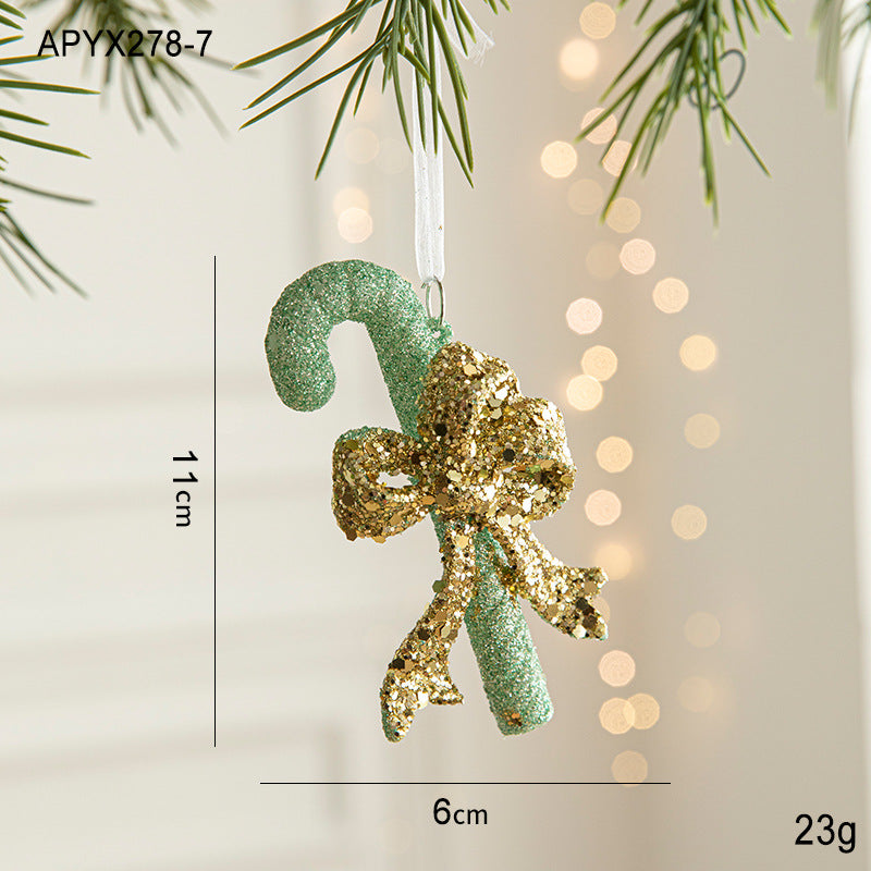 Wholesale Christmas Green Butterfly Ornaments